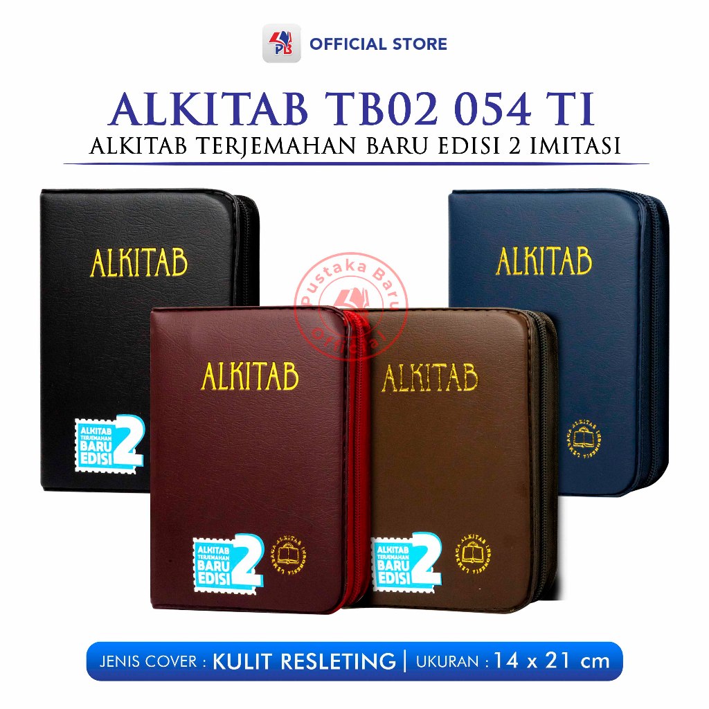 Jual Alkitab Kristen Terjemahan Baru Tb2 054 Ti Cover Kulit Resleting