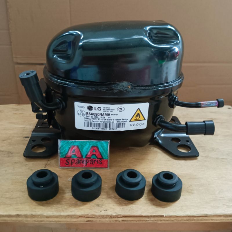 Jual COMPRESOR KULKAS LG INVERTER BSA090NAMV 1/4 R600a | Shopee Indonesia