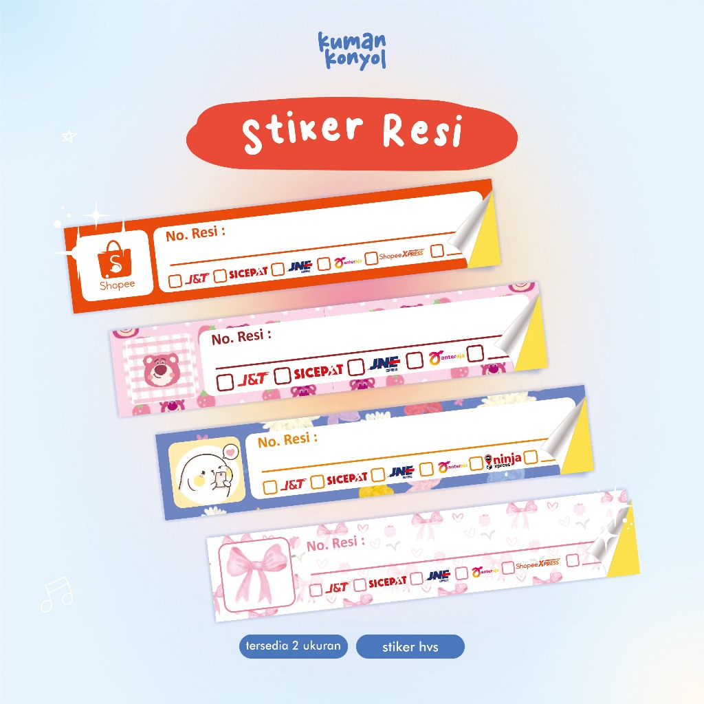 Jual STIKER RESI - STIKER PENGIRIMAN MINI | Shopee Indonesia