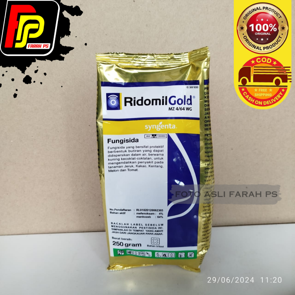 Jual Fungisida Ridomil Gold MZ 4/64 WG 250 gr | Shopee Indonesia