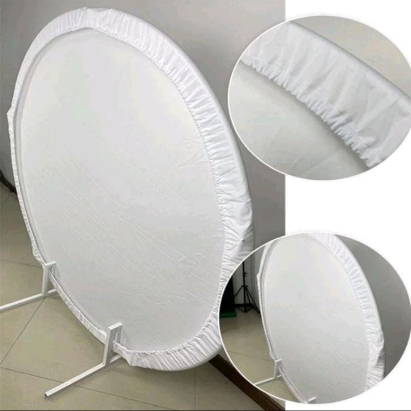Jual Cover Background Kain Stand Bulat Backdrop Dekorasi | Shopee Indonesia