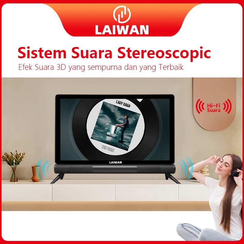 Jual 【LAIWAN】TV LED 22 inch TV Digital 24 inch FHDD ORIGINAL Televisi ...