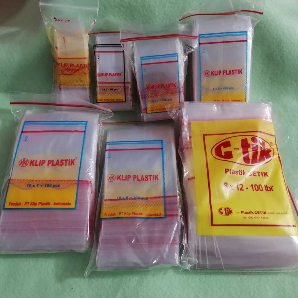 Jual Plastik Klip CTIK C-Tik Ziplock Isi 100 Pcs | Shopee Indonesia