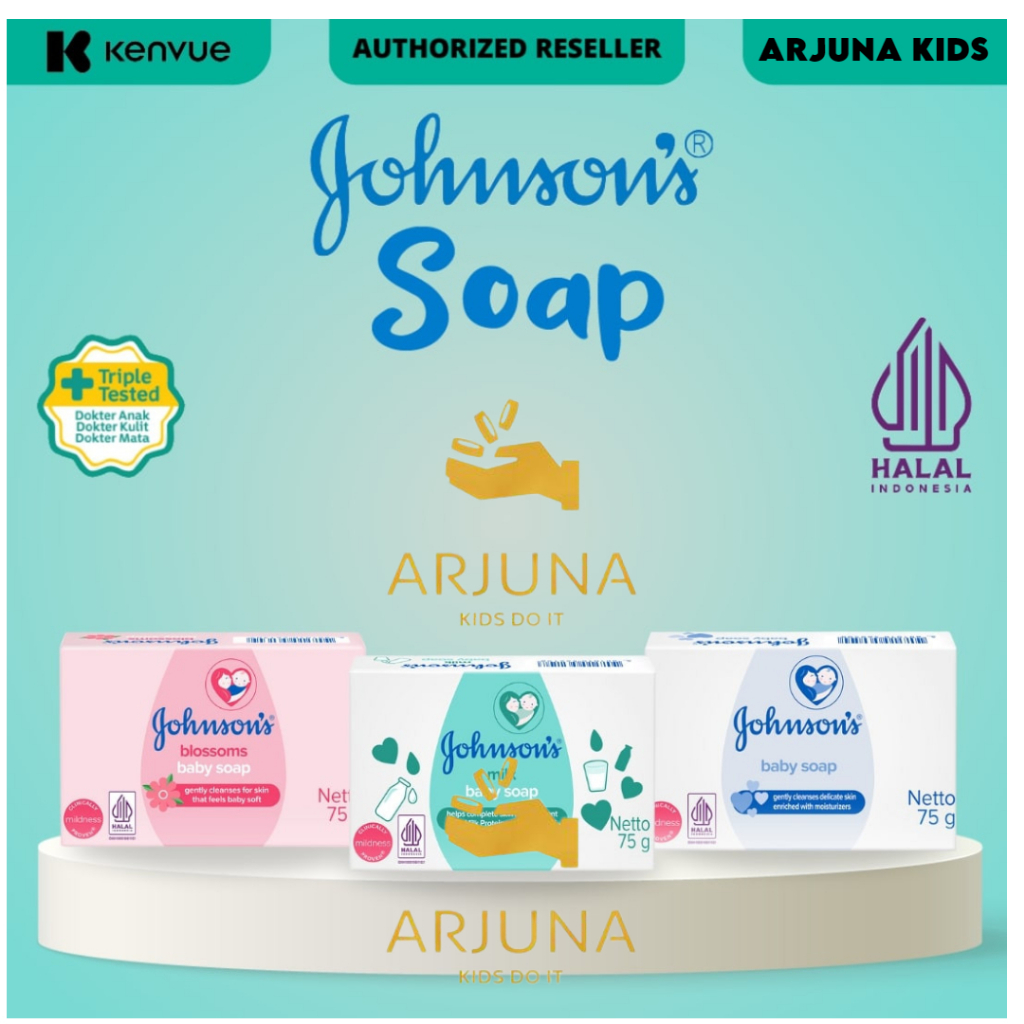 Jual ARJUNA JOHNSON'S Baby Bar Soap / Sabun Bayi / Sabun Batang Johnson ...