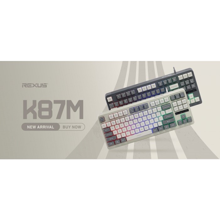 Jual REXUS K87M BATTLEFIRE Gaming Keyboard | Shopee Indonesia
