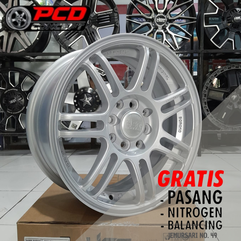 Jual Velg Model RPF BOON BOROKO 04 HSR R15X65 H8X100-114,3 ET42 GLOSSY ...
