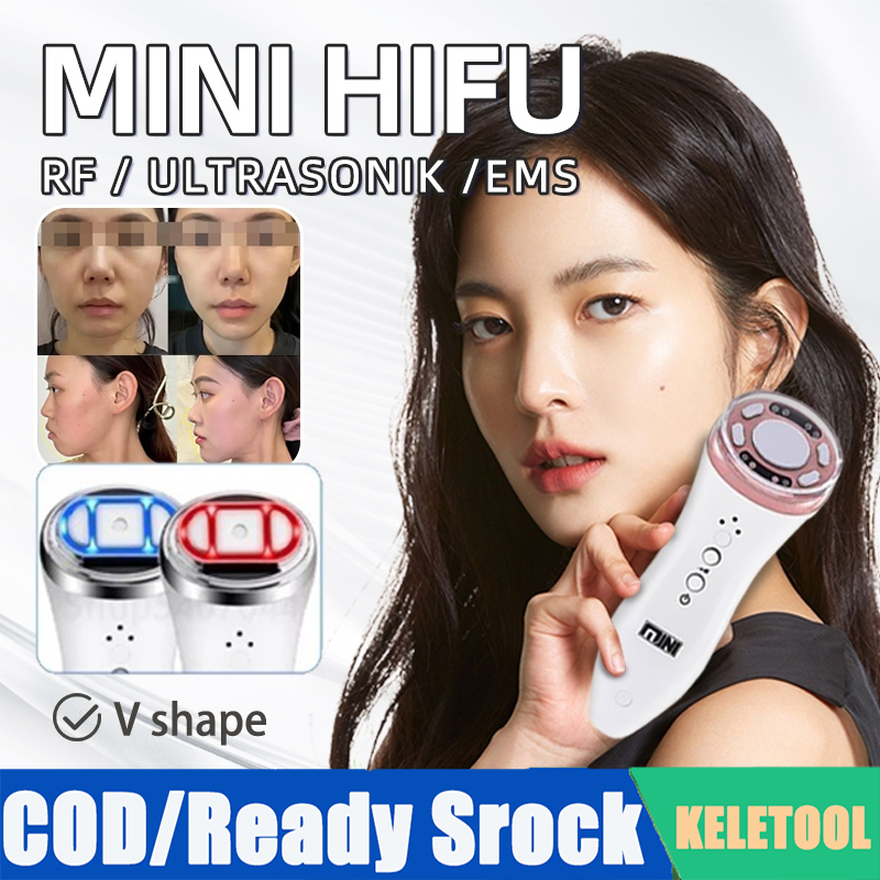 Jual Mini HIFU Hf Facial EMS Alat Detox Wajah Kecantikan Ultrasound Fisioterapi Ultrasonic Botox