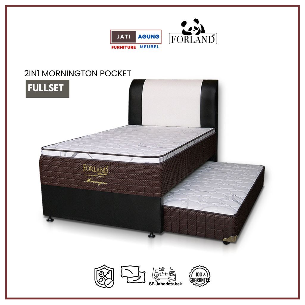 Jual Forland Mornington Kasur Springbed 2 in 1 Plushtop Pocket Spring ...