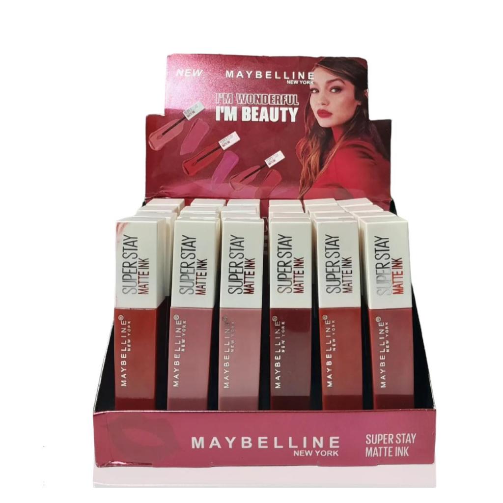 Jual [PERLUSIN] LIPCREAM Myb MATTE BARCODE PAPAN / MYB Superstay mate ...