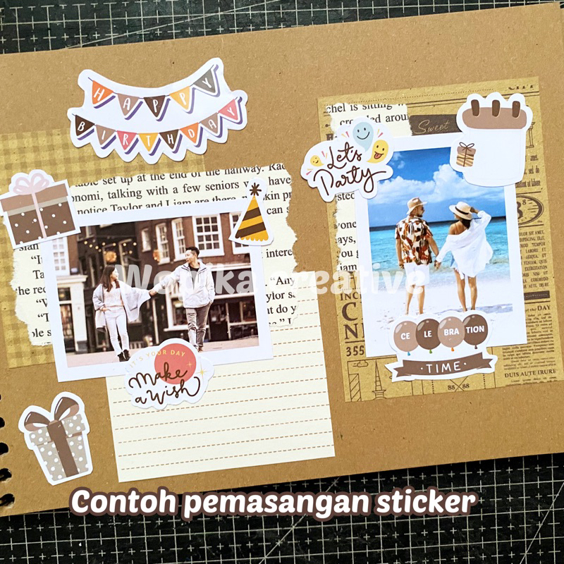 Jual STICKER SCRAPBOOK KIT JOURNALING KIT JURNAL KIT AESTHETIC (sticker ...