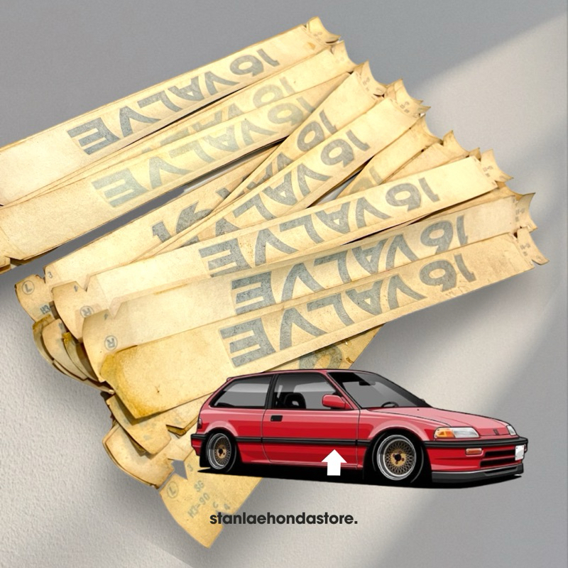Jual STICKER PINTU 16 VALVE HONDA CIVIC NOUVA SH3 SH4 | Shopee Indonesia