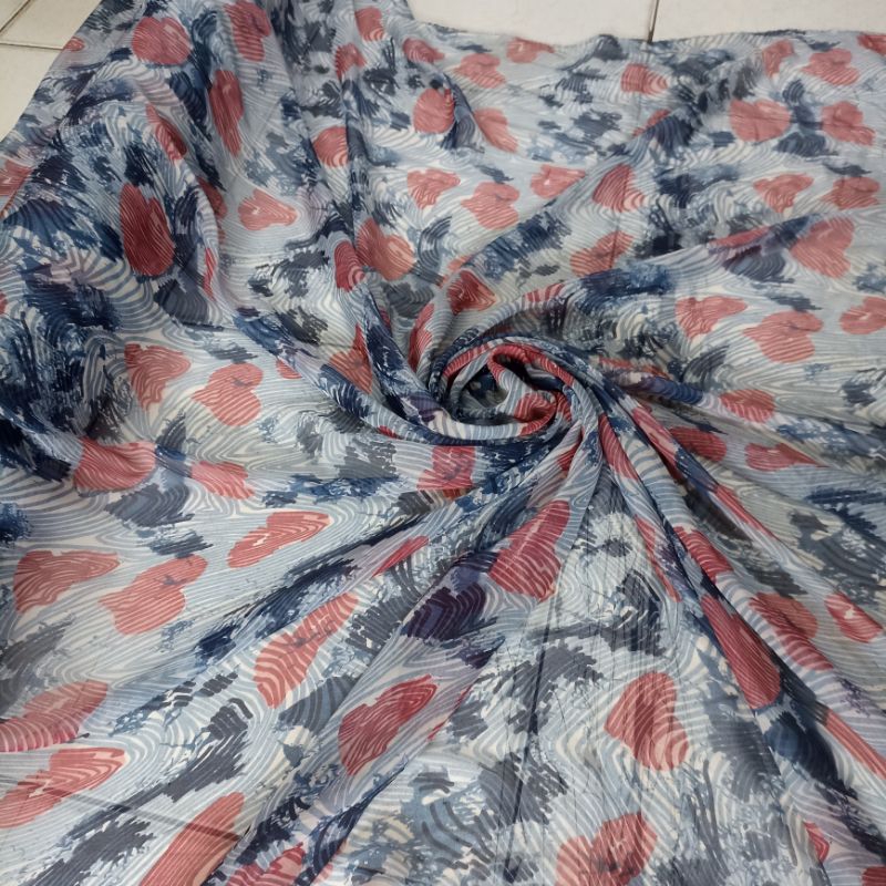 Jual kain ceruty impor // kain ceruty babydoll //kain siffon ceruty ...