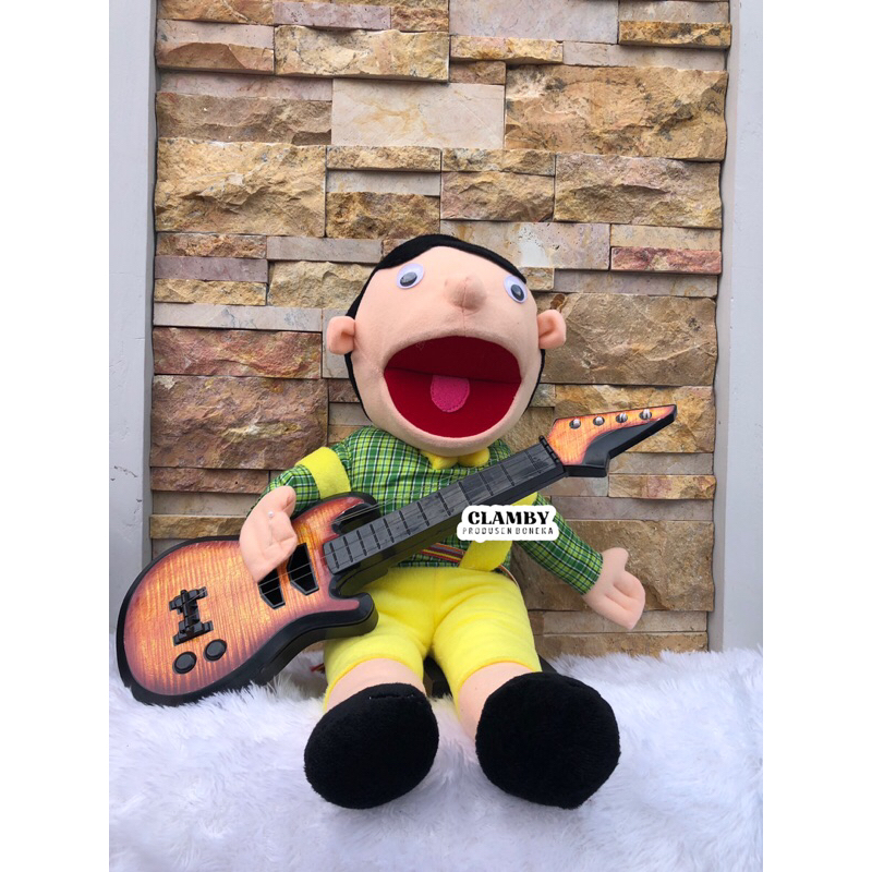 Jual Boneka Muppet Karakter Cowok Cakep | Boneka Mainan Anak Lucu Mulut ...