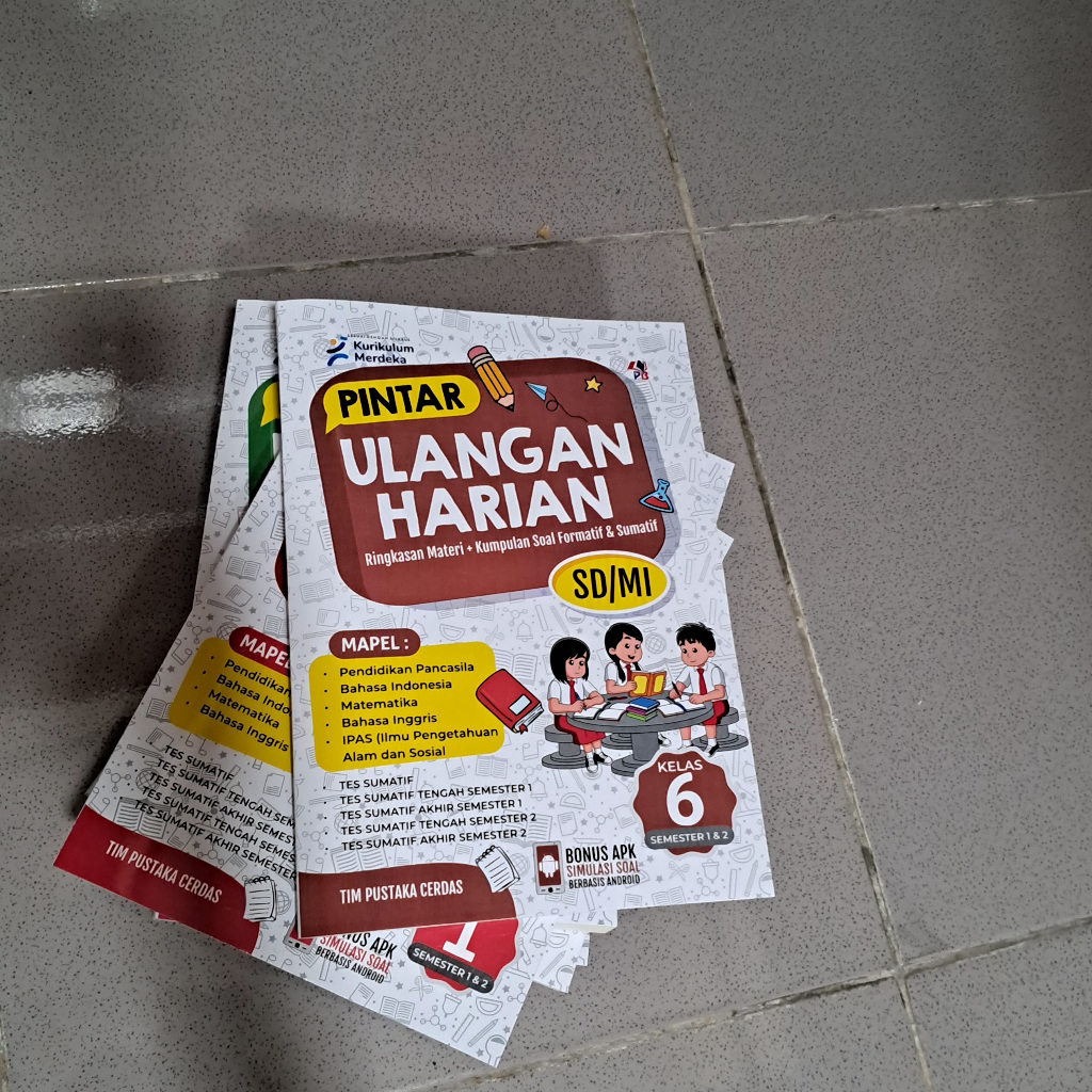 Jual Buku Pintar Ulangan Harian Kurikulum Merdeka Kelas 6 | Shopee ...
