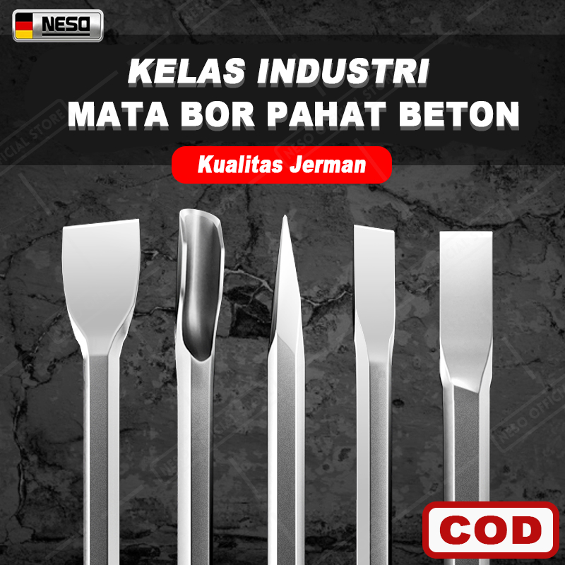 Jual Monake German Mata Bor Pahat Beton SDS (COD) Set Pahat Plus Flat ...