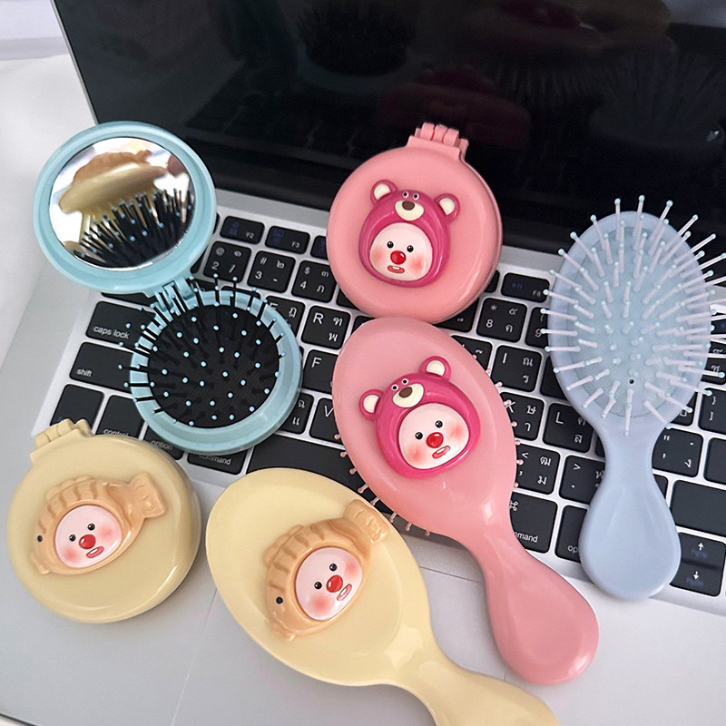 Jual Pinky Row - Glossy Loopy Comb - Folding Comb - Sisir Lipat - Kaca ...