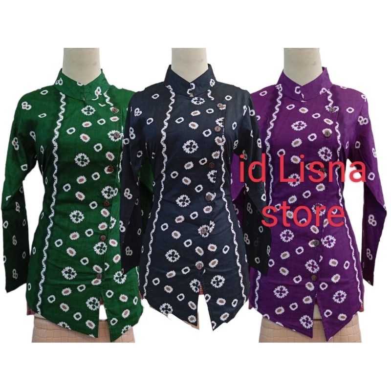 Jual Kebaya Janggan Gadis Kretek Kebaya Jumputan Krah Shanghai Kebaya ...