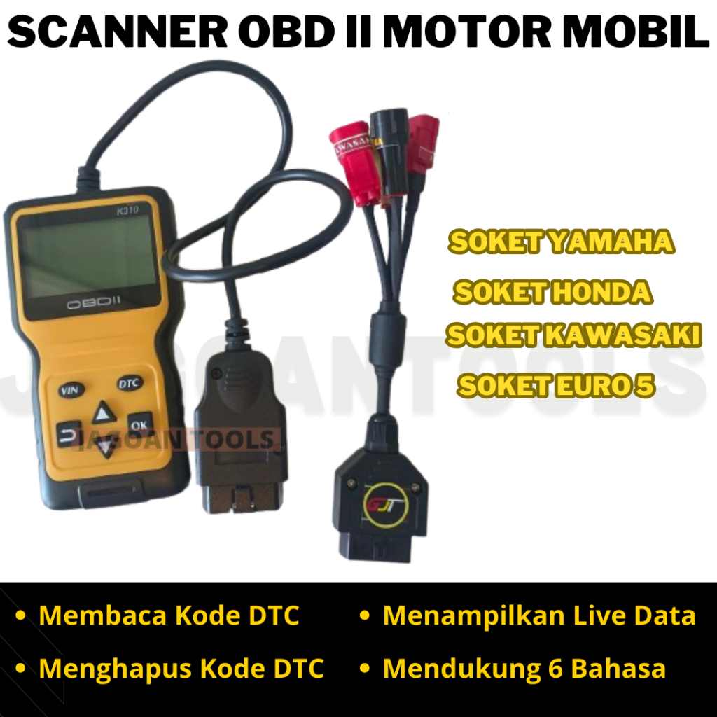 Jual Scanner OBD II Motor Mobil obd2 | Shopee Indonesia