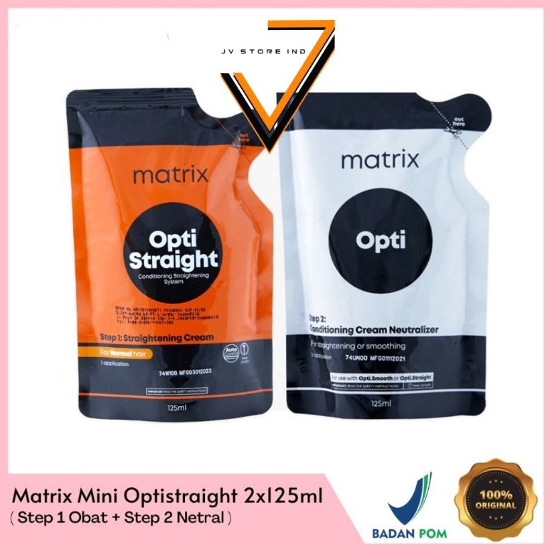 Jual KODE O94V Matrix Mini Opti Straight 125ml x 2 Matrix Smoothing ...