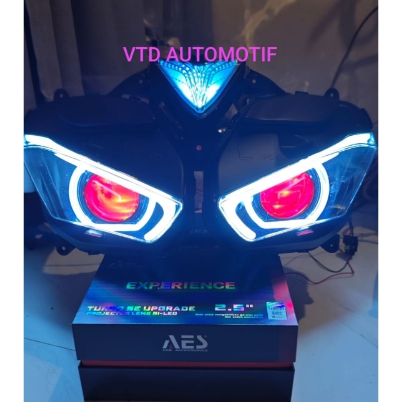 Jual Biled Turbo Se AES Motor Yamaha R25 Paket Headlamp Reflektor PNP ...