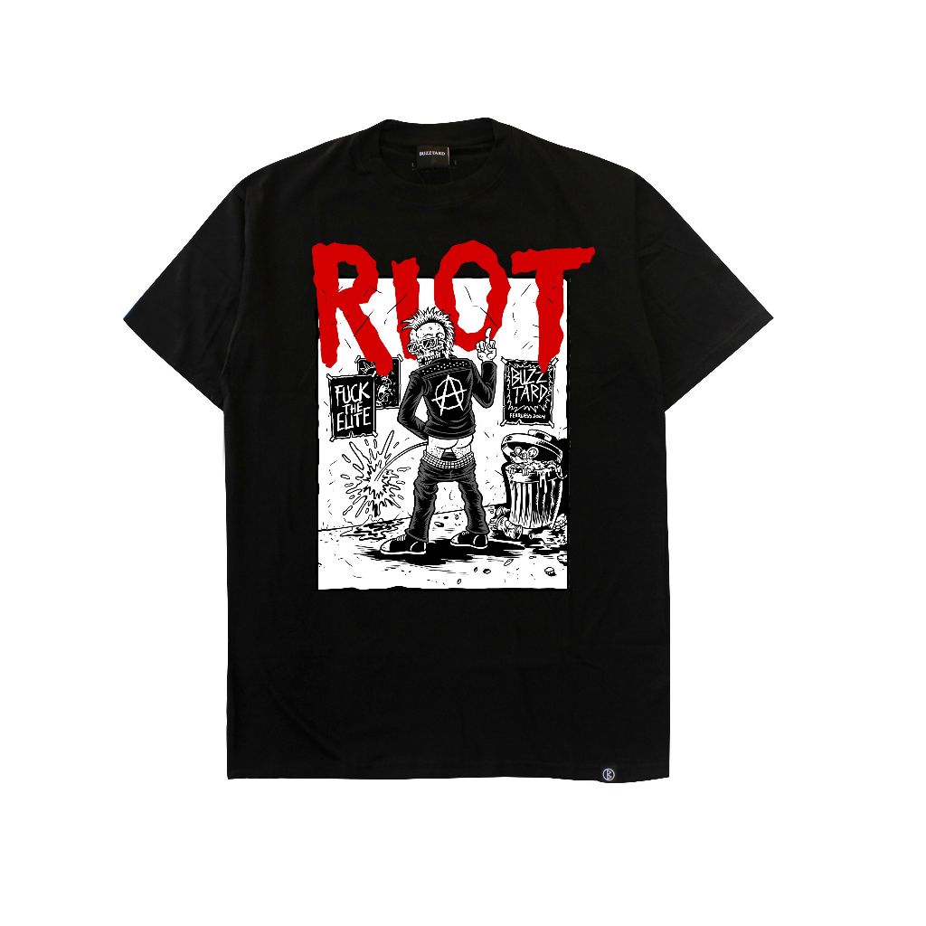 Jual Tshirt Buzztees RIOT Pipis Sembarangan // Punk Riot // Kaos Punk ...
