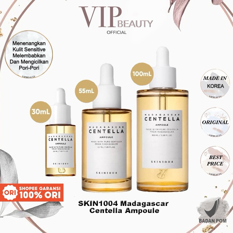 Jual SKIN1004 Madagascar Centella Ampoule 30ml 55ml 100ml | Shopee ...