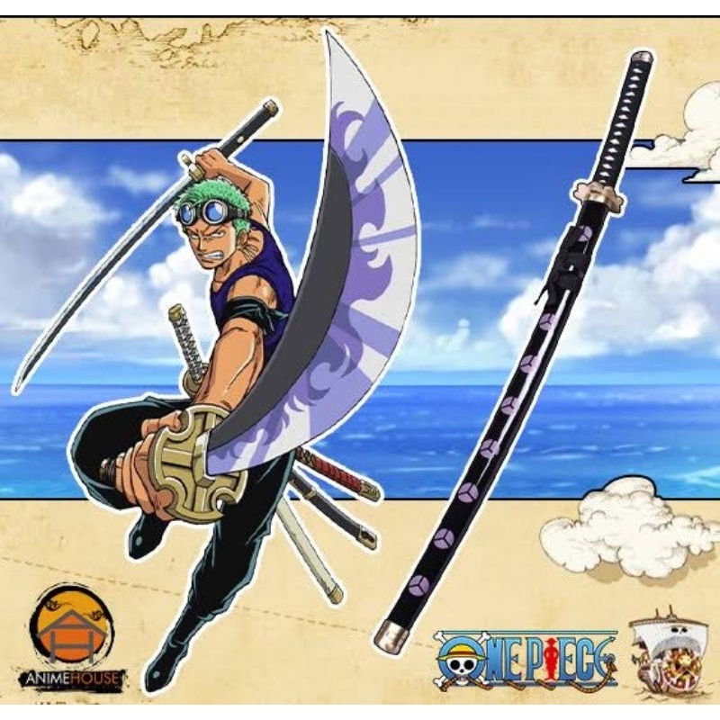Jual Kerajinan Tangan Kayu Hand Made Anime One Piece Roronoa Zoro ...