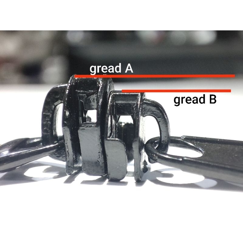 Jual kepala resleting terbalik cebol Gread A tebal no.5 | Shopee Indonesia