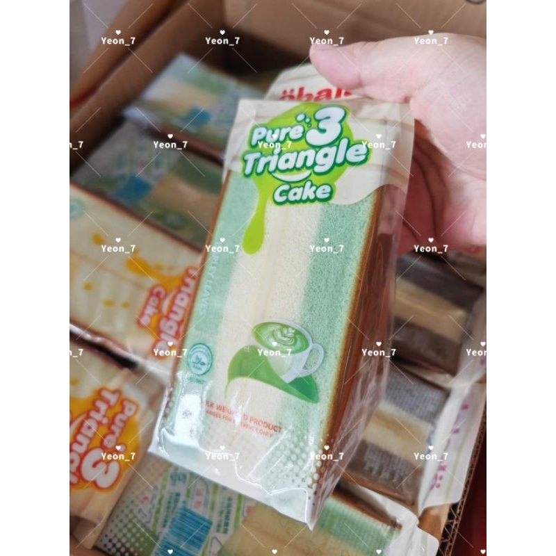 Jual Obalab Pure 3 Triangle Cake Bolu Barley Leaves Cheese Chocolate ...