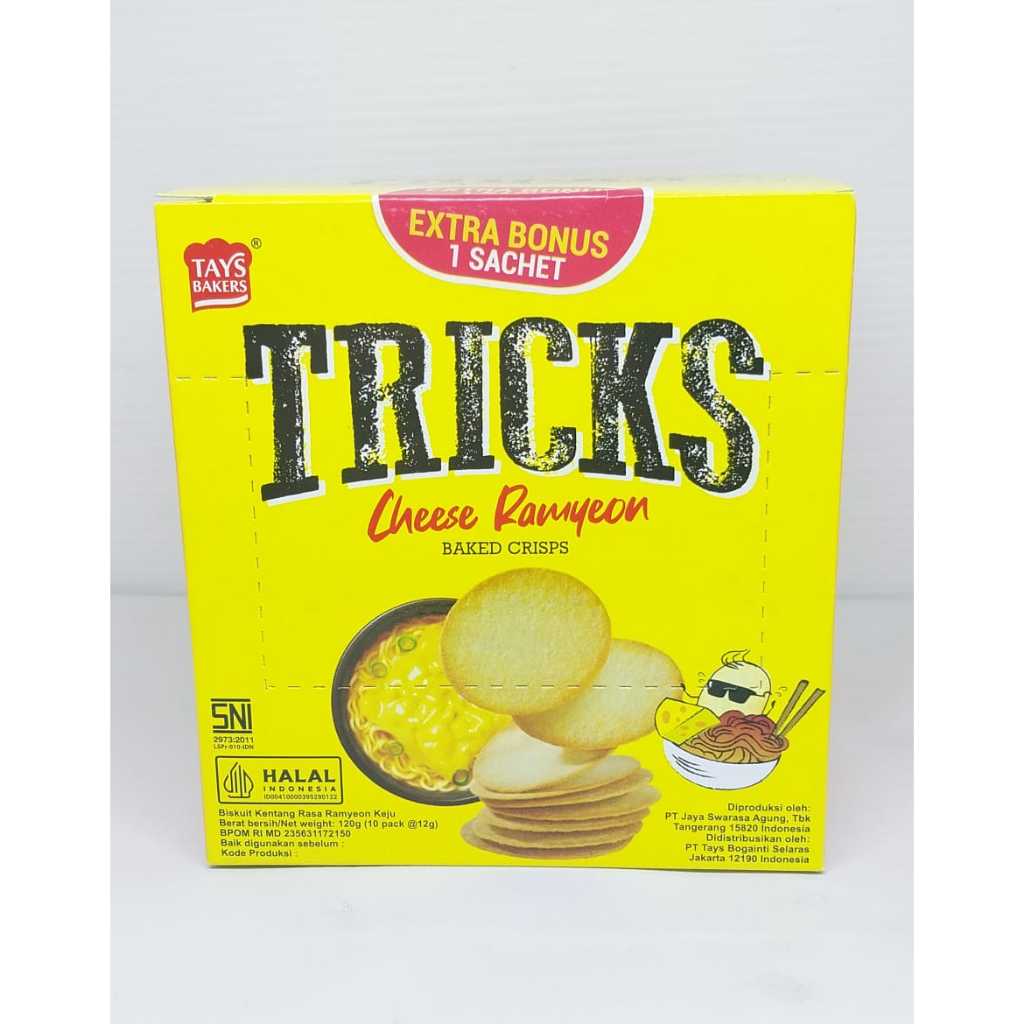 Jual Potato Baked Crisps TRICKS BOX Varian Original/Bulgogi/Kimchi ...