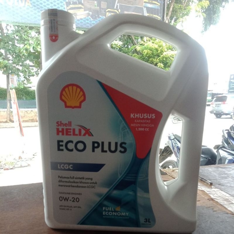 Jual SHELL ECO PLUS 0W-20 3L ORIGINAL | Shopee Indonesia