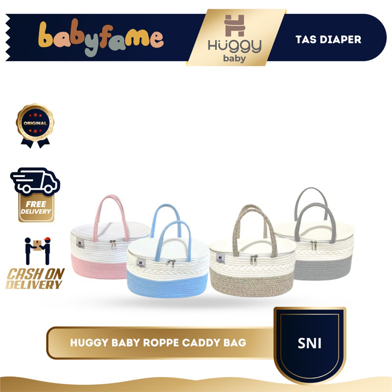Jual HUGGY BABY ROPPE CADDY BAG | TAS TRAVELING | Shopee Indonesia