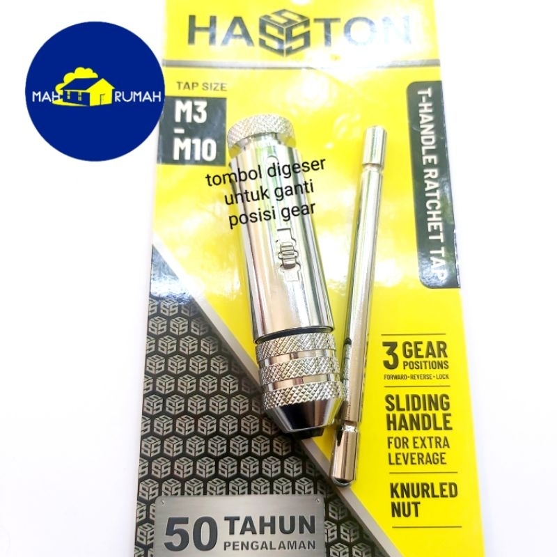 Jual Gagang Stang Ratchet Rachet Hand TAP HANDLE 3Posisi Gear M3 M10 ...