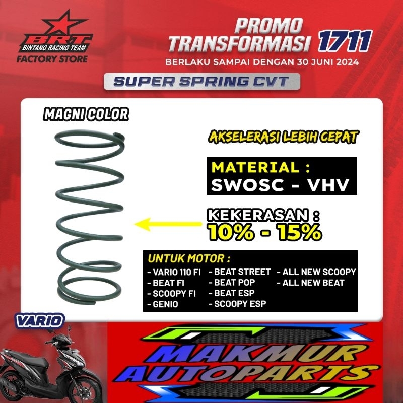 Jual Per CVT BRT Motor Honda Beat FI Beat ESP Vario FI Scoopy FI Genio ...