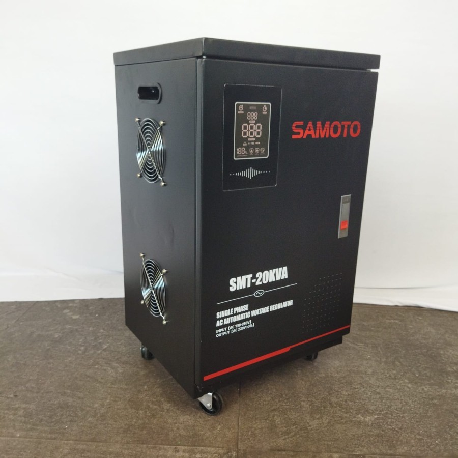 Jual SAMOTO Stabilizer 20000VA Stavolt Single Phase Stavolt SMT20000VA ...