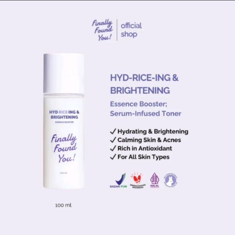 Jual Finally Found You! HYD-RICE-ING & BRIGHTENING Essence Booster ...