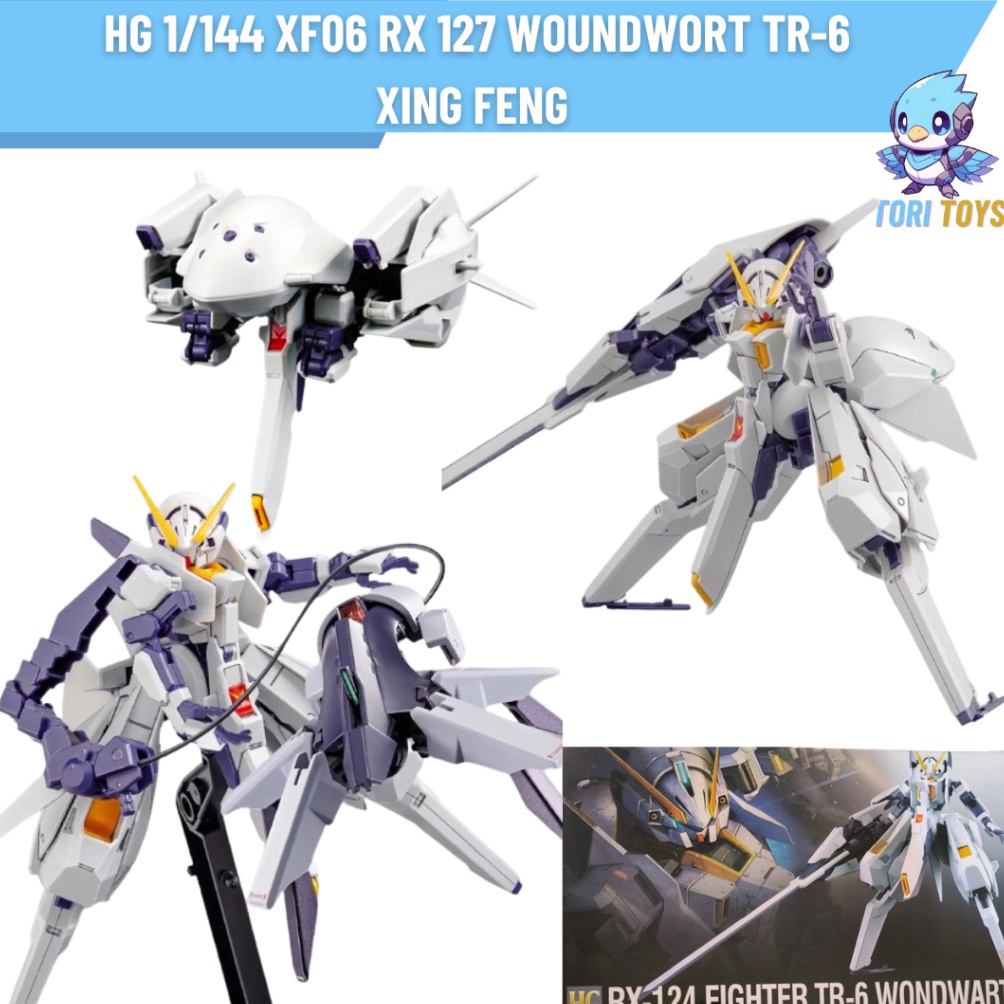 Jual KODE M1H HG 1144 XF6 RX 127 Woundwort TR 6 HGUC Xing Feng Model ...
