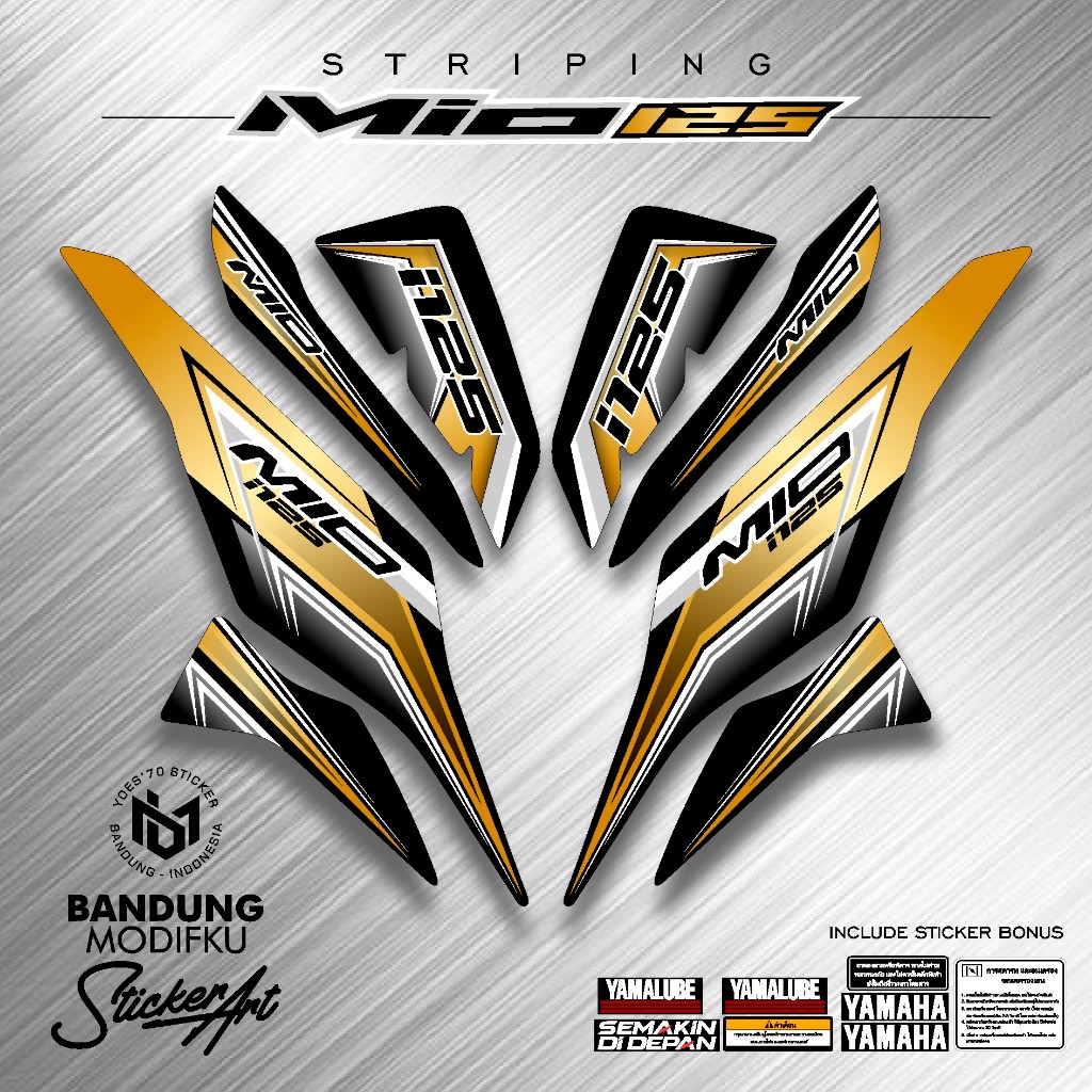 Jual STICKER STRIPING MIO M3 / MODEL 20 / MIO Z / MIO 125 / KEREN ...