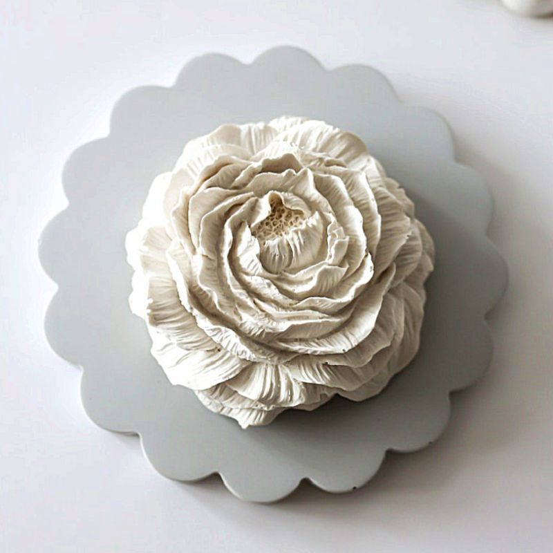 Jual Bunga Peony Putih Diffuser Concrete / Pajangan Meja / Props ...