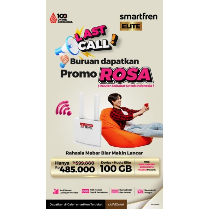Jual Home Router Smartfren Include Paket Internet 100GB | Shopee Indonesia