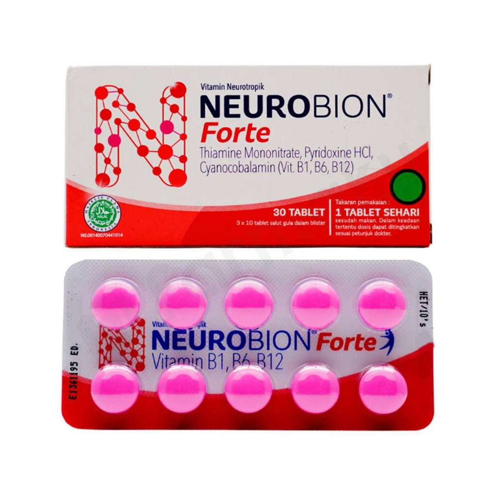 Jual Neurobion Forte 5000 Kebutuhan Vitamin B1,B6, B12 (10 Tablet ...