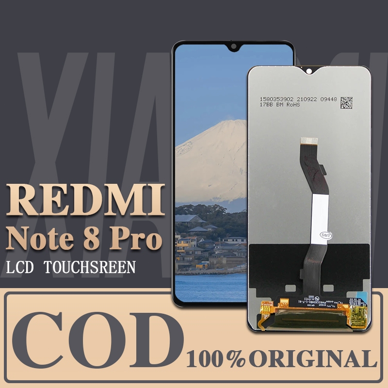 Jual 【ORIGINAL100%】LCD for Redmi for Note 8 pro ORIGINAL 100% FULL SET ...
