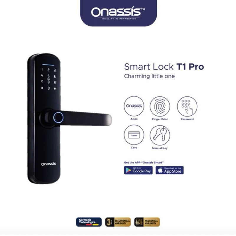 Jual TERMURAH‼️ Smartlock Onassis Smart Lock T1 Pro READY STOCK ...