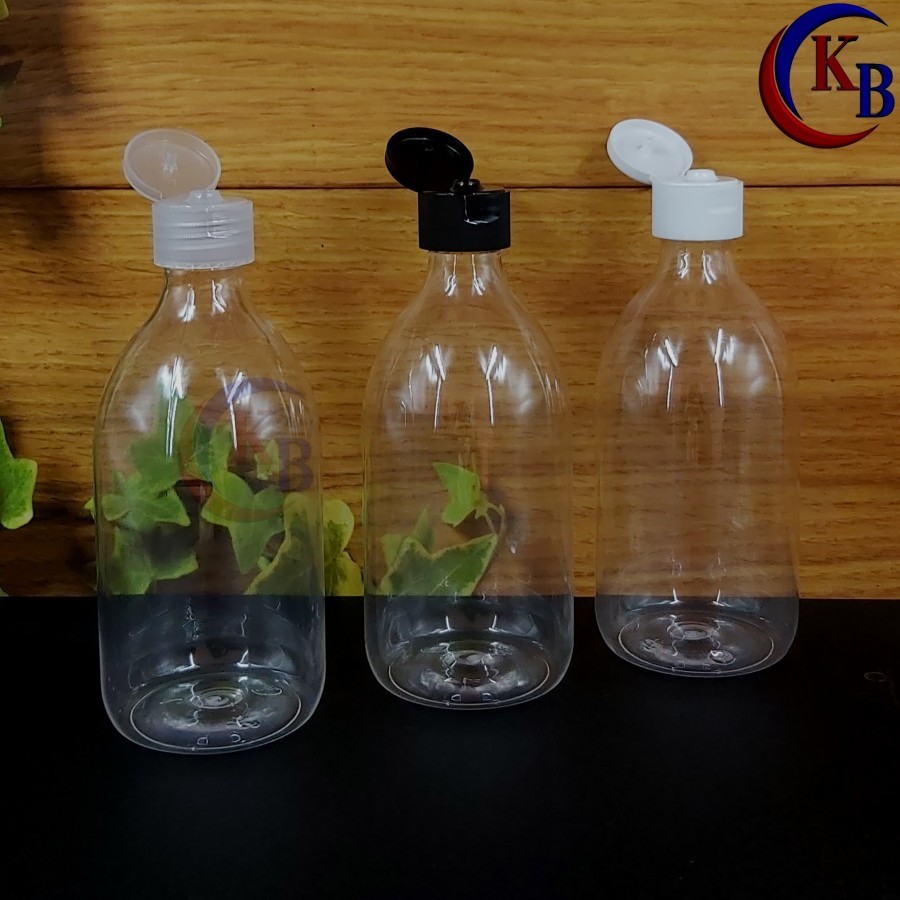 Jual BOTOL FLIPTOP 300 ML LINE NECK 24 / BOTOL PLASTIK PET HS 300ML ...