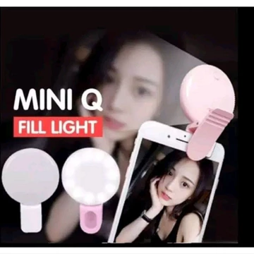 Ring Light Mini Q Selfie Mini Q Jepit A2 Mini Cute