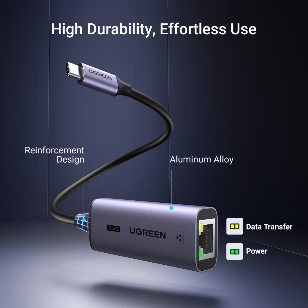 Jual UGREEN USB Type C To Lan Ethernet Adapter 2.5G 2500Mbps USB 3.0 ...