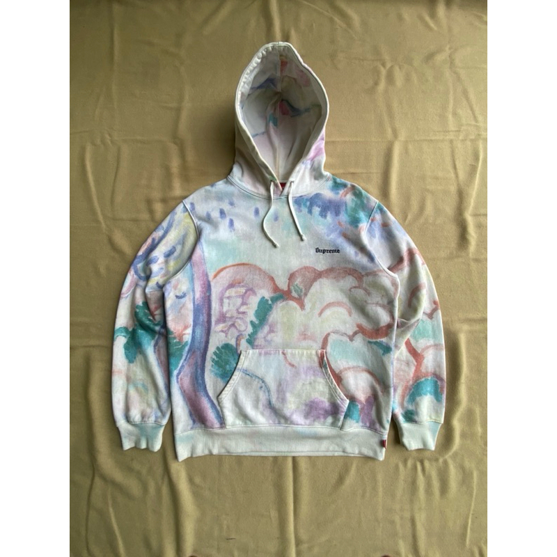 Jual Supreme Landscape SS18 Hooded Sweatshirt Shopee Indonesia