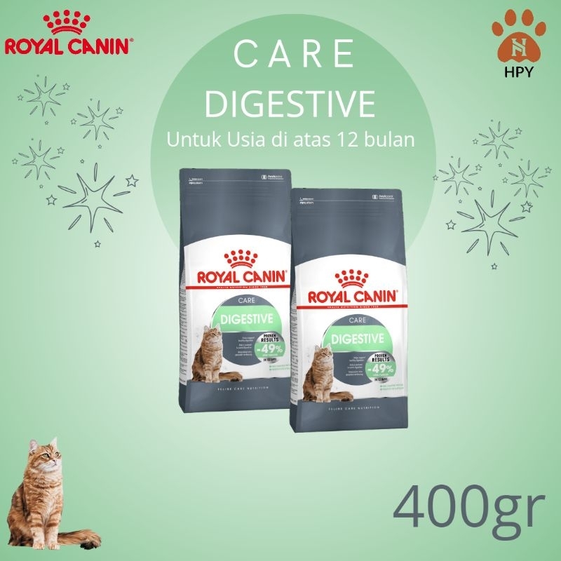 Jual Royal Canin Digestive Care 400 Gr Dry Cat Food RC Digest Sensitive 400Gr Makanan Pencernaan Kucing Shopee Indonesia
