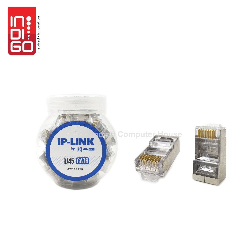 Jual RJ45 IP-LINK CAT6 BESI / RJ 45 IPLINK BESI CAT6 | Shopee Indonesia