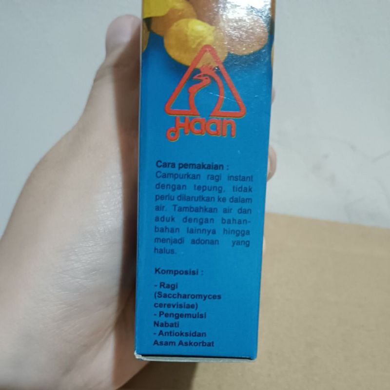 Jual Haan Ragi instant / Instant Yeast Haan brand 44grm | Shopee Indonesia